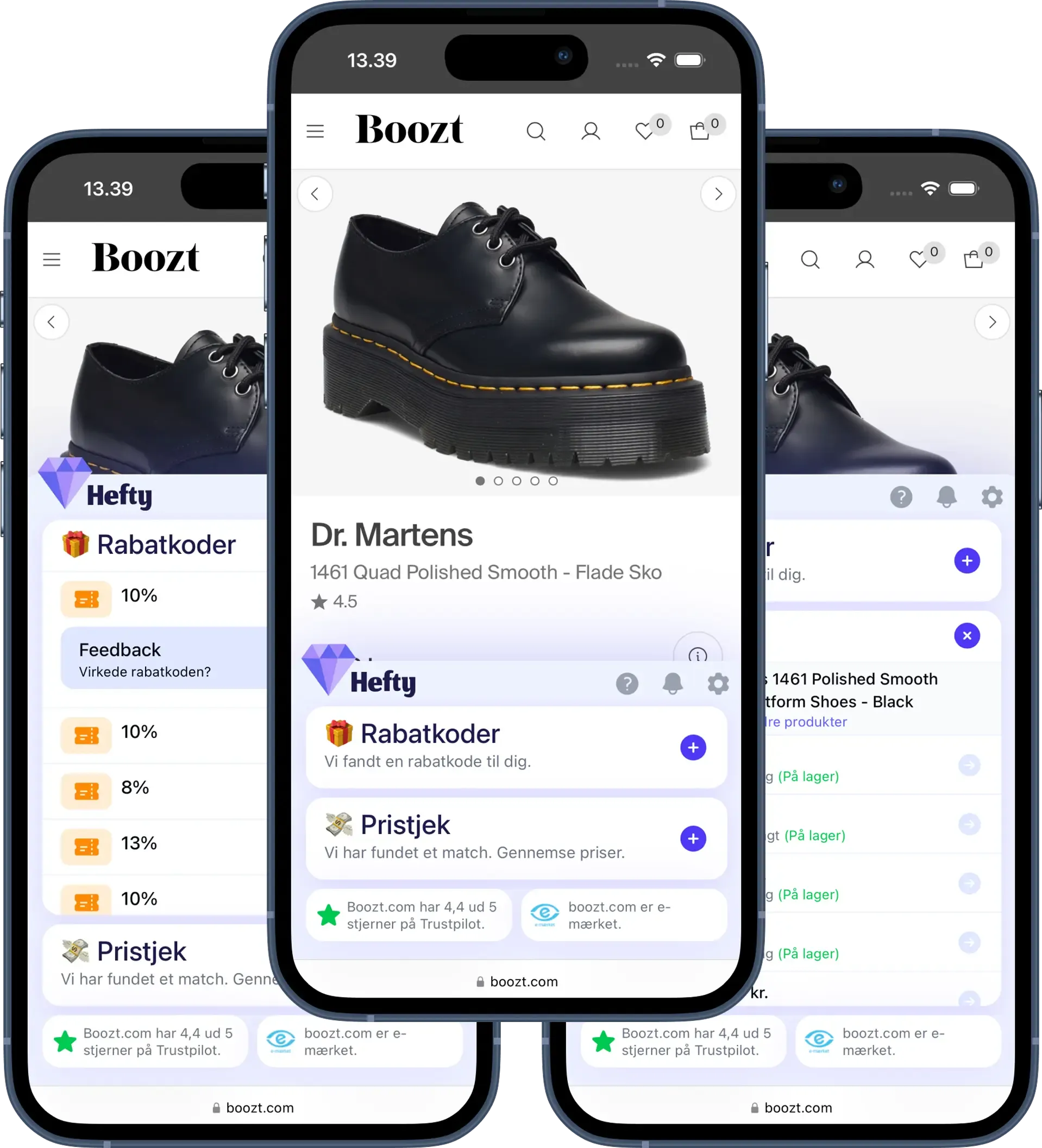 HeftyApp - rabatkoder og pristjek