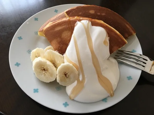 Proteinpandekager med banan og skyr