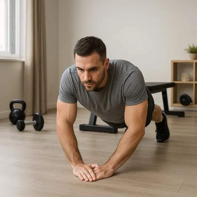 Diamond push-ups (hjemmetræning)