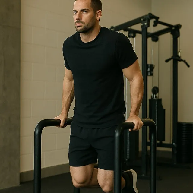 Dips på parallelle barrer