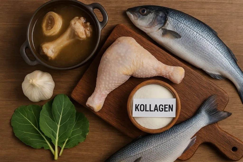 fødevarer rige på kollagen