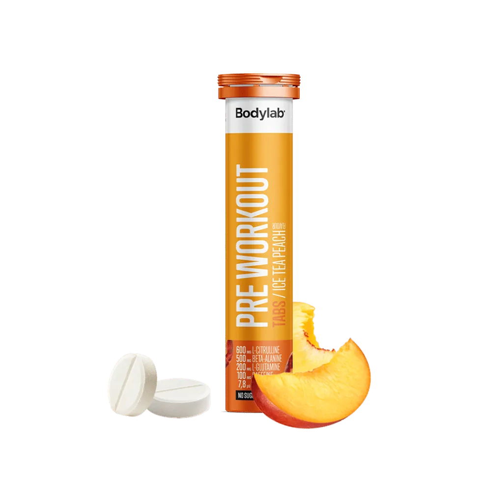 Ice Less Tab Pre Workout Tabs (18 stk) - Ice Tea Peach